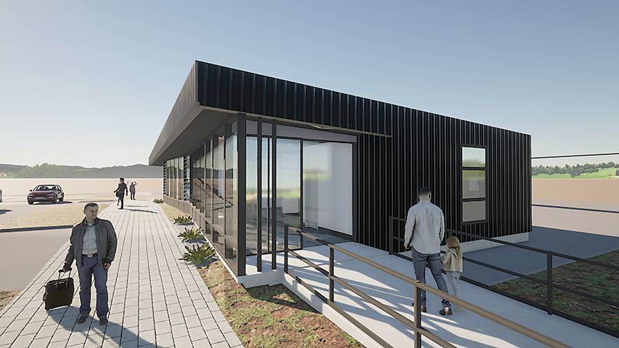 New rental car kiosk for Nelson Airport