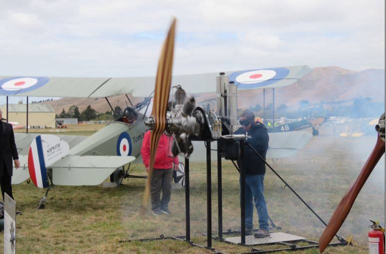 Replica rotary engines rev up at Classic Fighters 2023