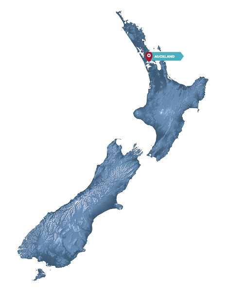 Auckland map