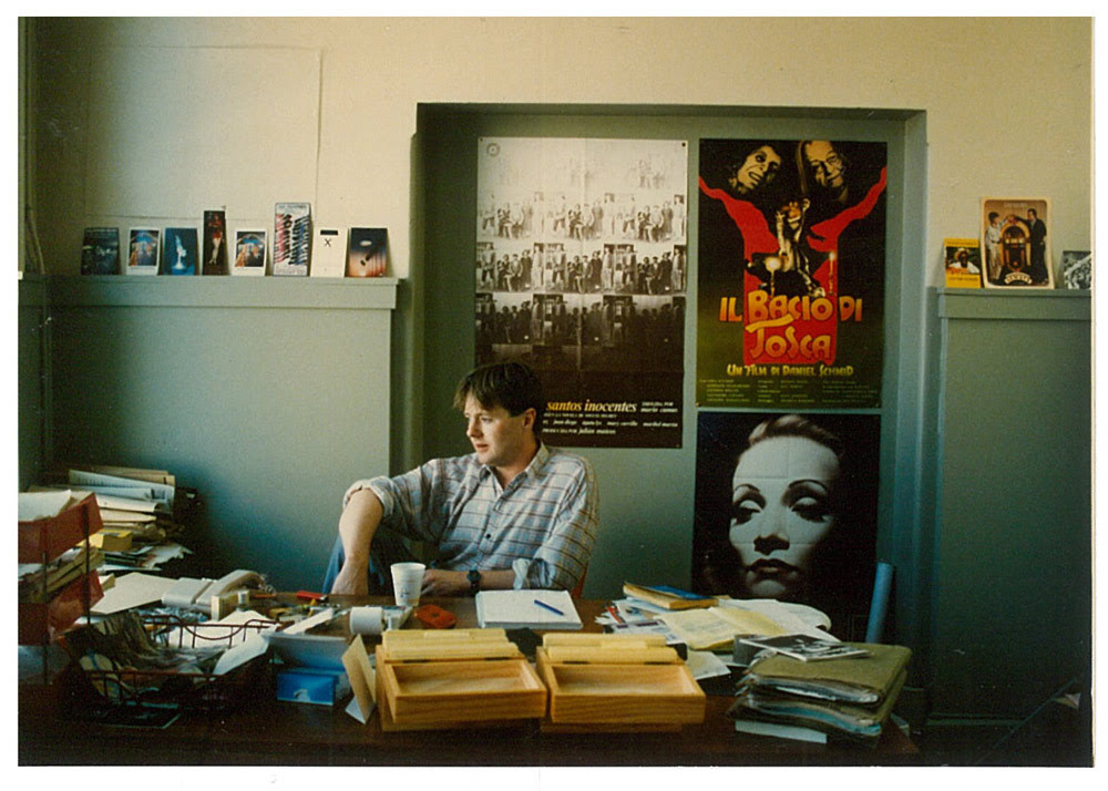 Bill Gosden in his office in the 1990s.