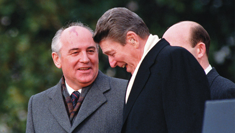 Gorbachev and Reagan 1985
