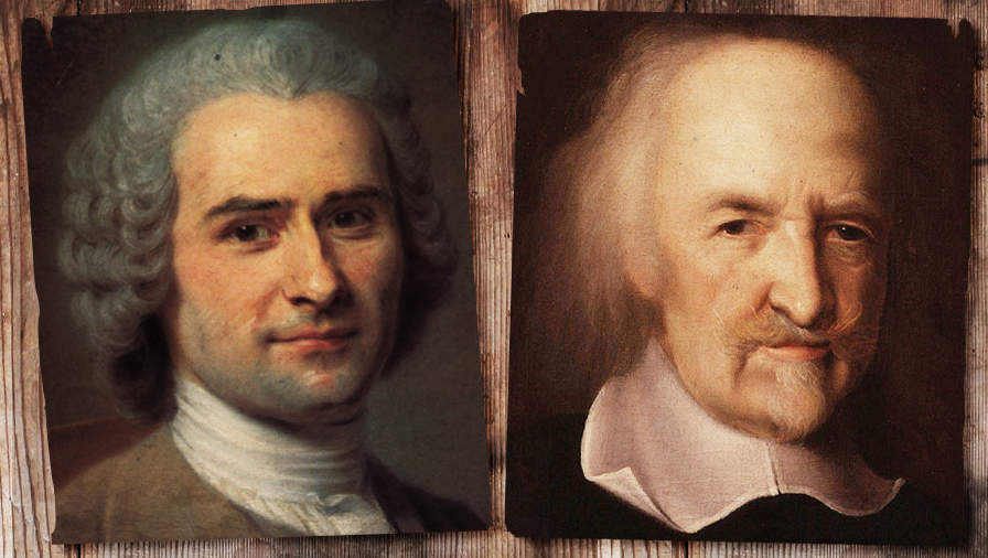 Jean-Jacques Rousseau and Thomas Hobbes viewed history as stages of progress.