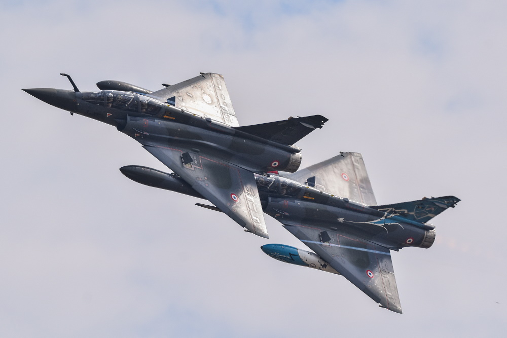 French Armée de l'Air Mirage 2000-5Fs.