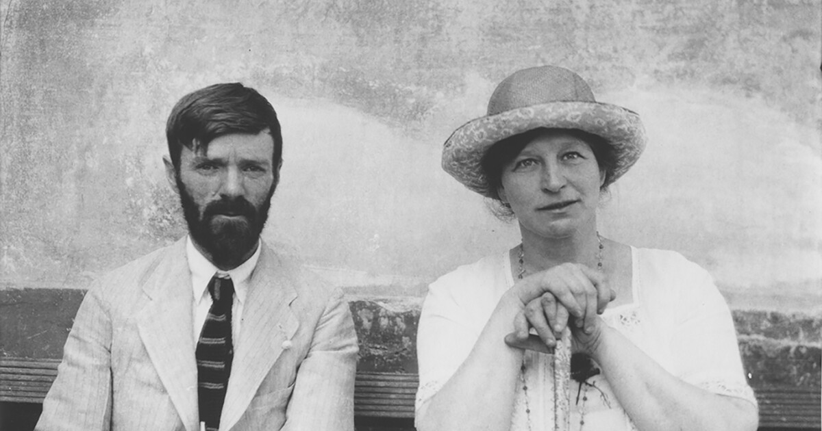 DH Lawrence and Frieda, who visited Australia in 1922