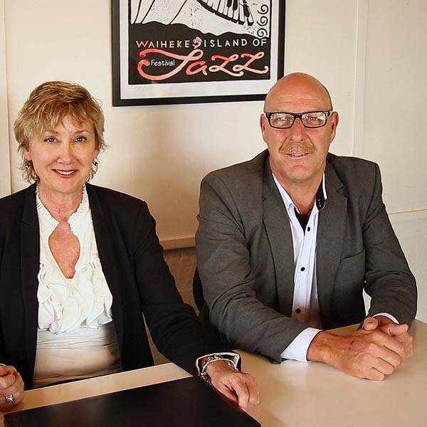 Experienced Waiheke Island real estate agents Louise and Andy Roke to