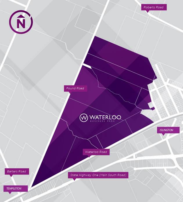 New Builds At Waterloo   Waterloo Business Park Map 