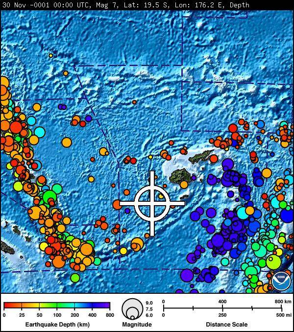 Fiji tsunami warning after 6.9 magnitude earthquake UPDATED